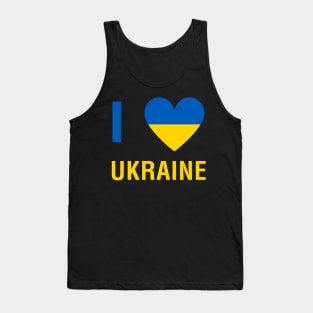 I Love Ukraine Tank Top